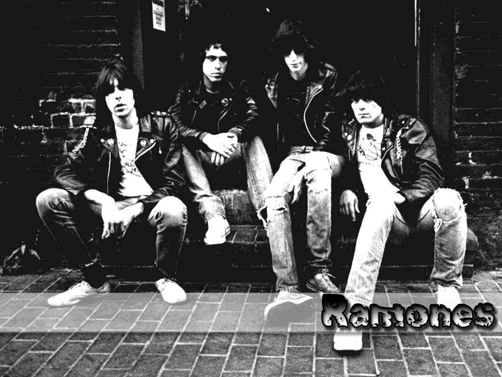 1024x768 HD wallpaper: The Ramones, Joey Ramone, Dee Dee Ramone