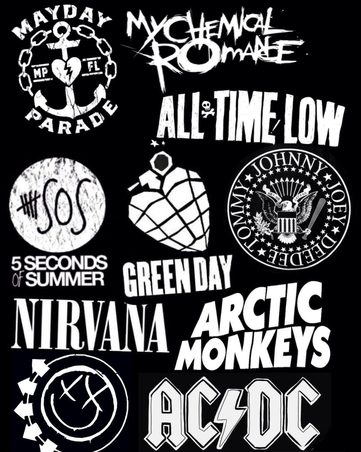 1200x1504 Mayday parade, MCR, atl, 5sos, green day, ramones, nirvana