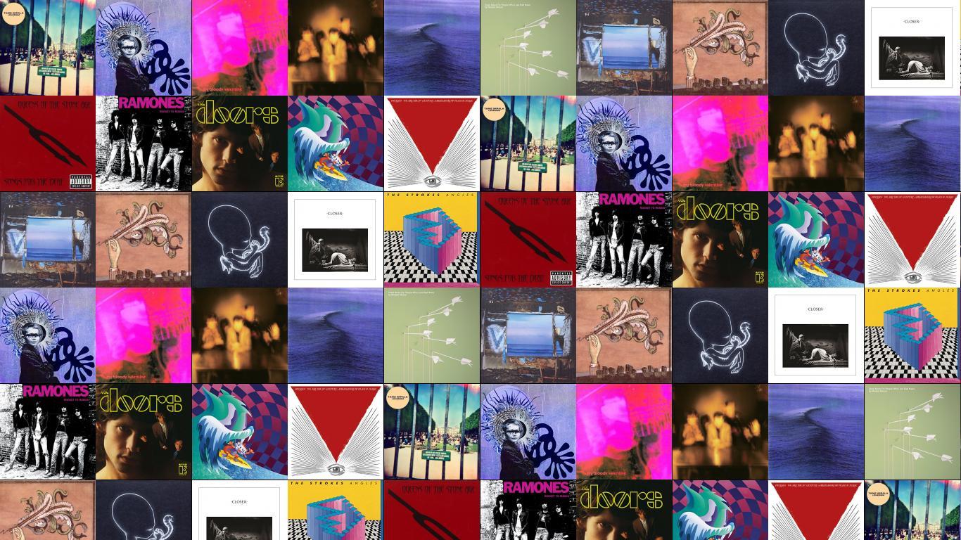 1366x768 ramones « Tiled Desktop Wallpaper