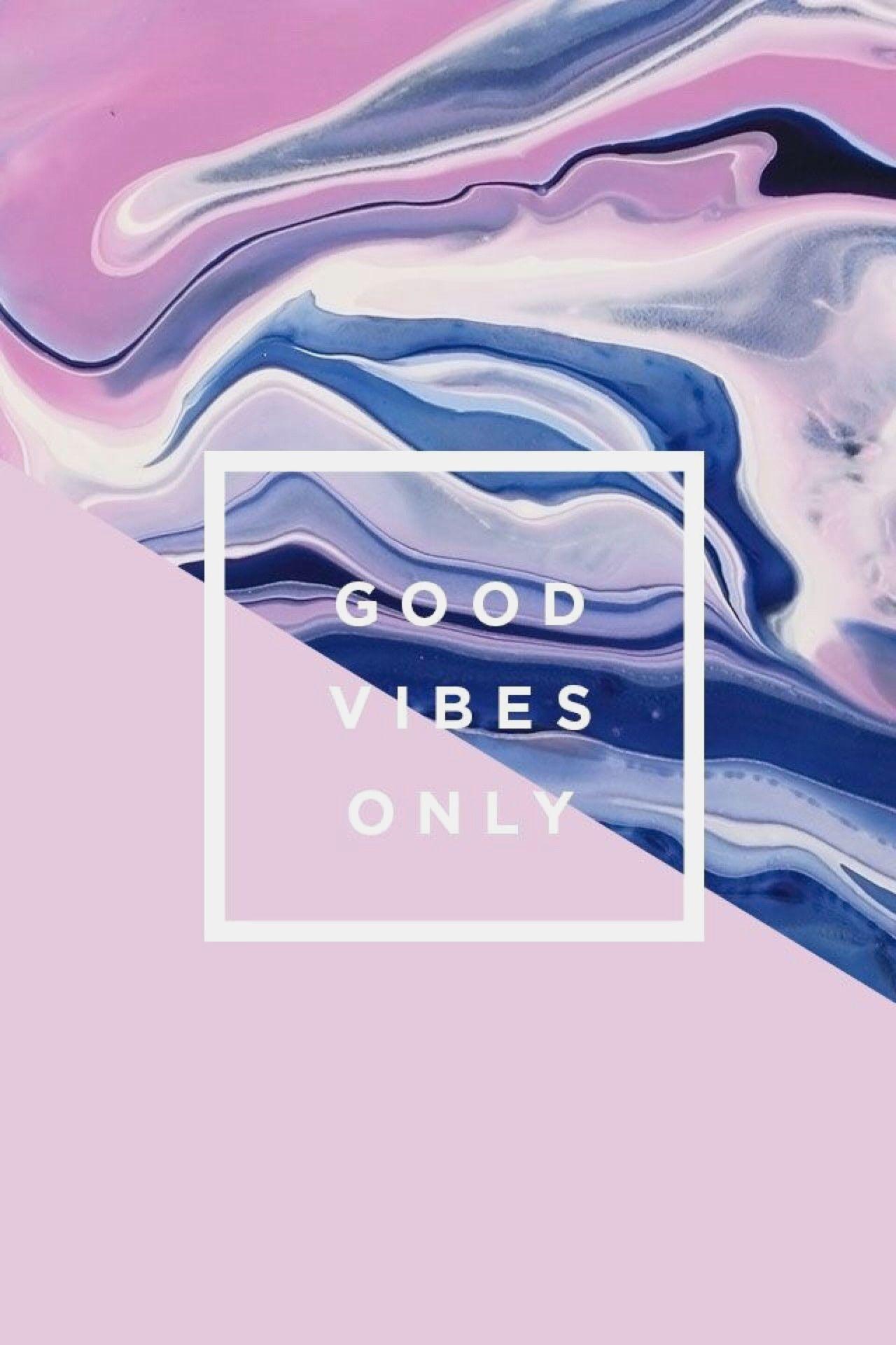 Buy Good Vibes Only Inspirational Quote Wallpaper Set iPhone Online in  India  Etsy