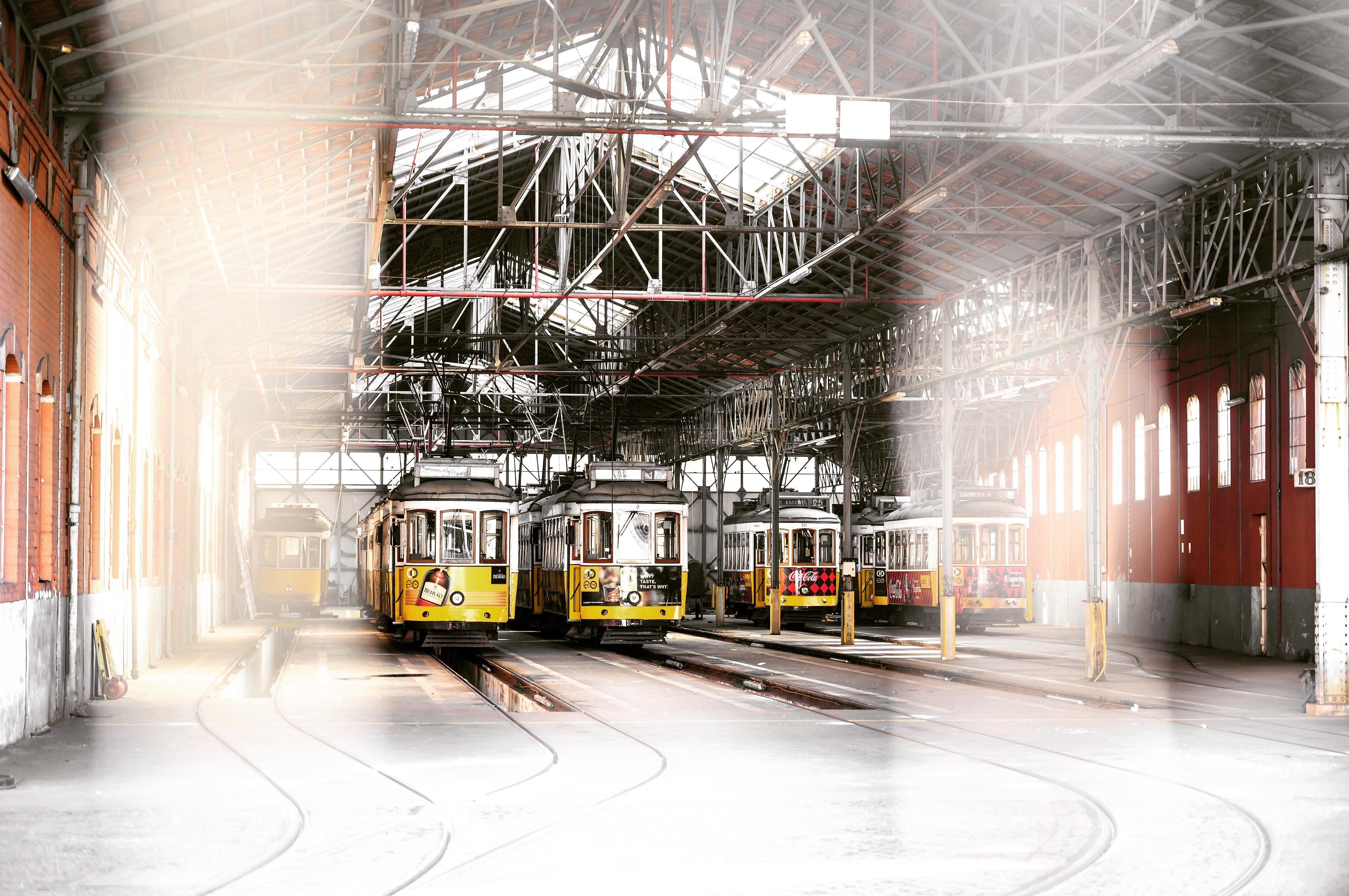 4096x2722 Tram garage in Lisbon #Music #IndieArtist #Chicago