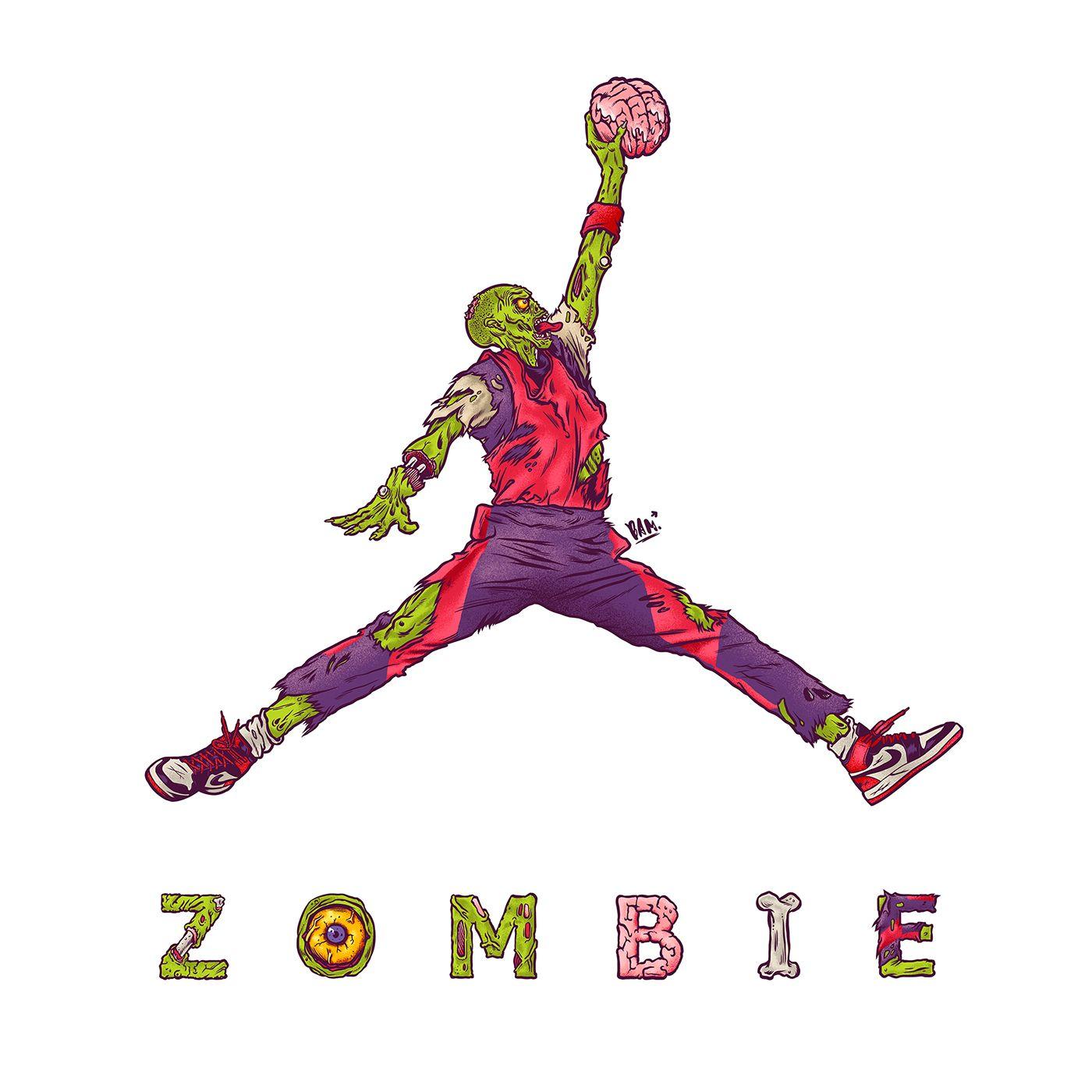 1400x1400 Air Zombie Jordan Logo