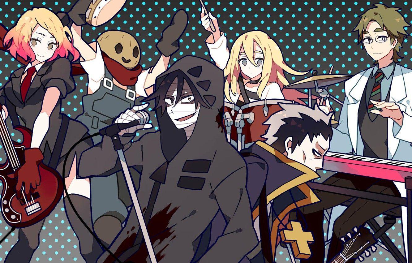 1332x850 Wallpaper concert, piano, characters, Angel bloodshed