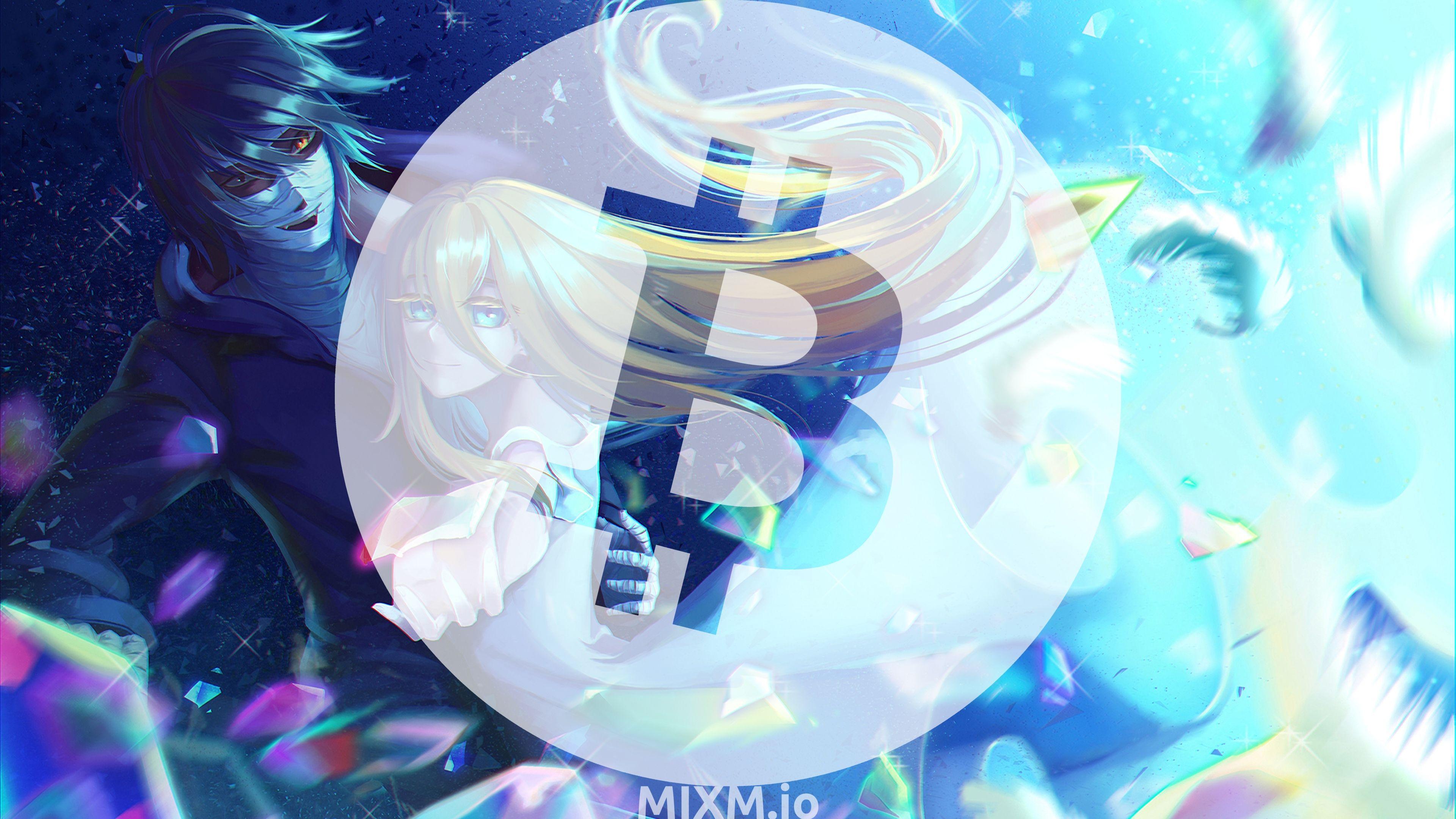 3840x2160 Bitcoin BTC Logo Isaac Foster And Rachel Gardner Angels Of