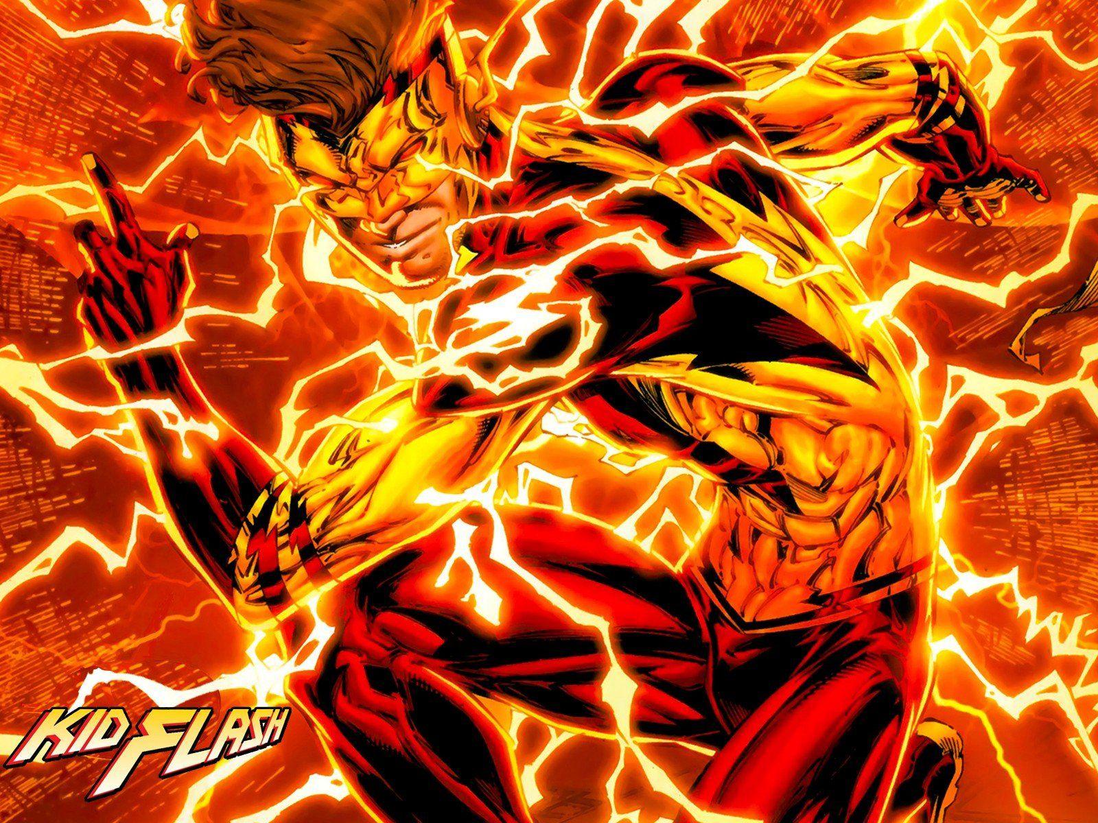 1600x1200 Kid Flash, Superhero HD Wallpaper / Desktop and Mobile