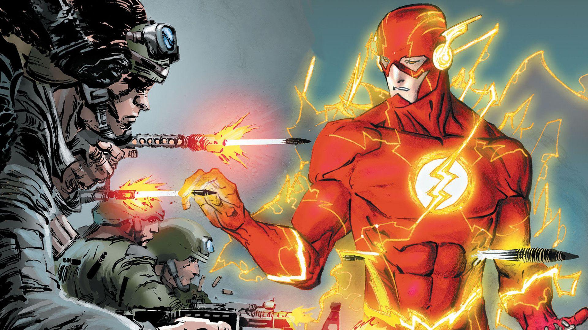 1920x1080 Comics Flash Reverse Flash DC Comics Kid Flash HD Wallpaper