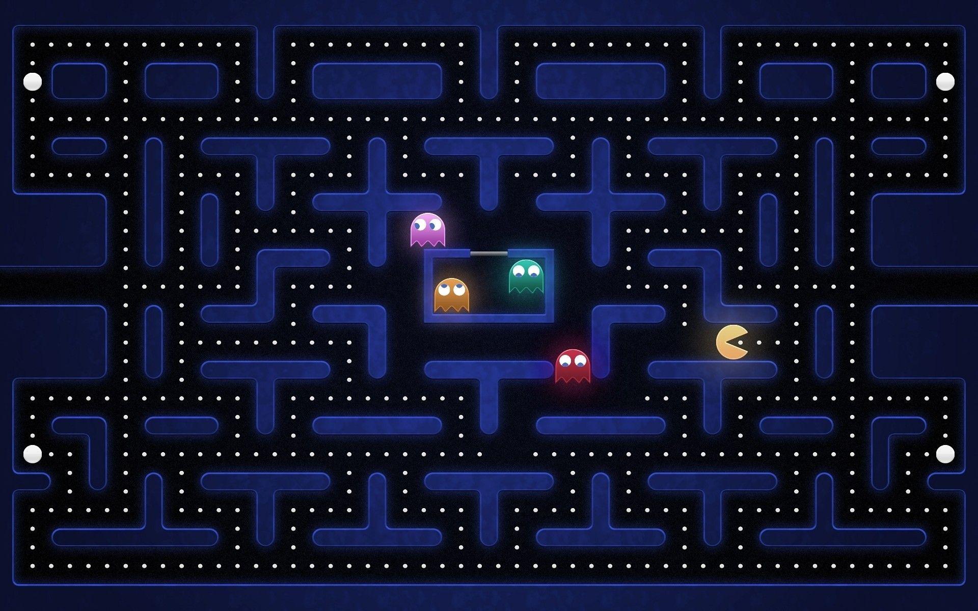 1920x1200 video, Games, Funny, Old, Game, Pac man, Nostalgia, Retro