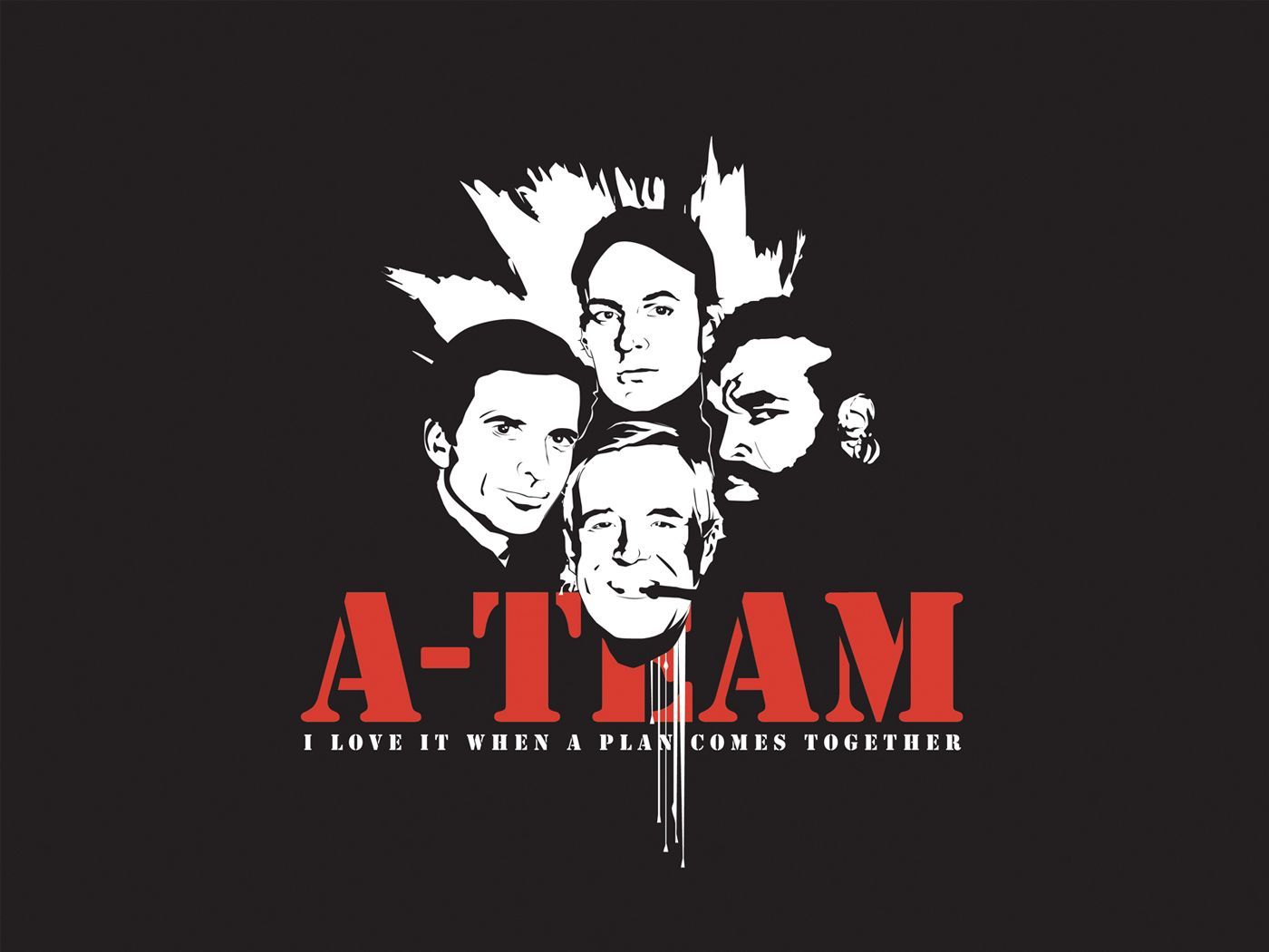 1400x1050 Download TV Show The A Team Wallpaper