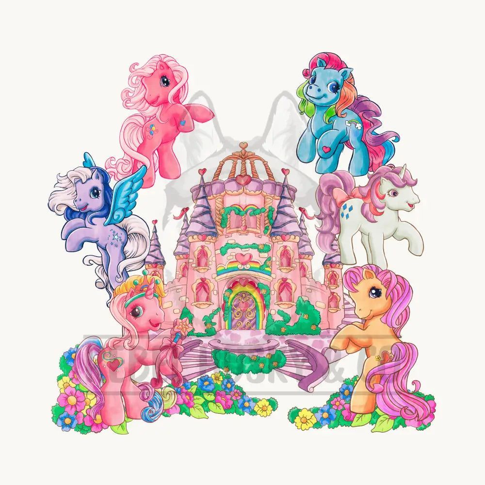 1000x1000 Nostalgic Kids Cartoons Little Horses