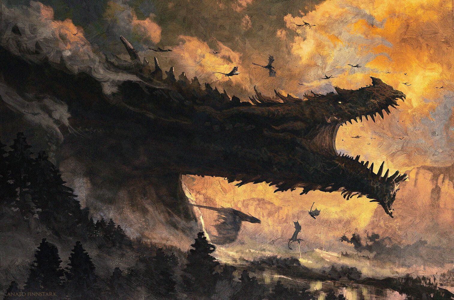 1514x1000 Dragon Ancalagon Lord Of The Rings