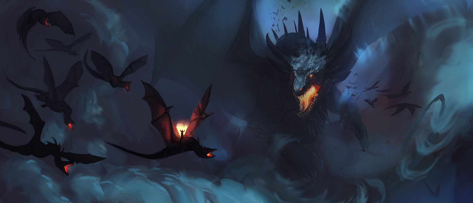 1920x826 Dragon Ancalagon Lord Of The Rings