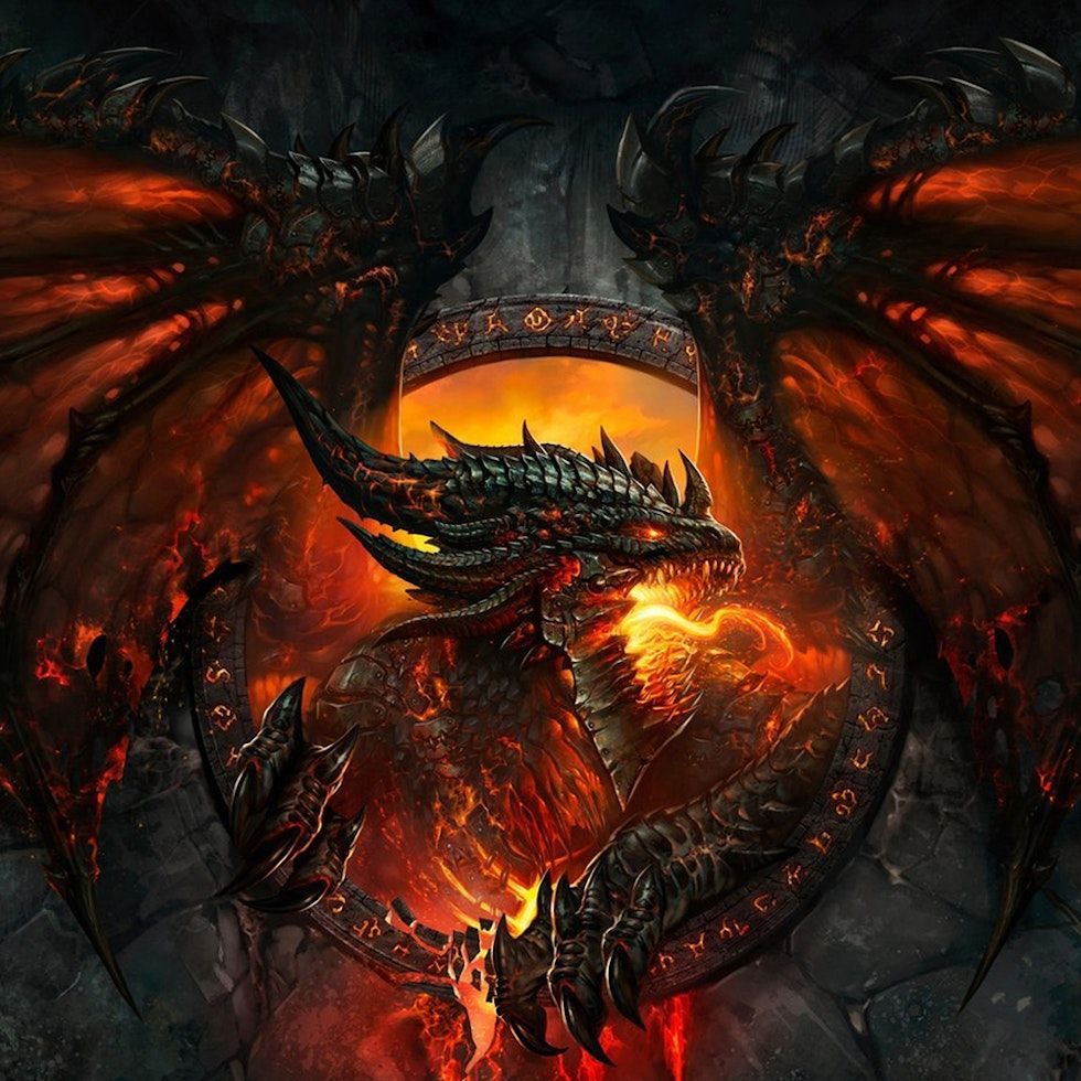980x980 Dragon Fire Fantasy Art Canvas Print