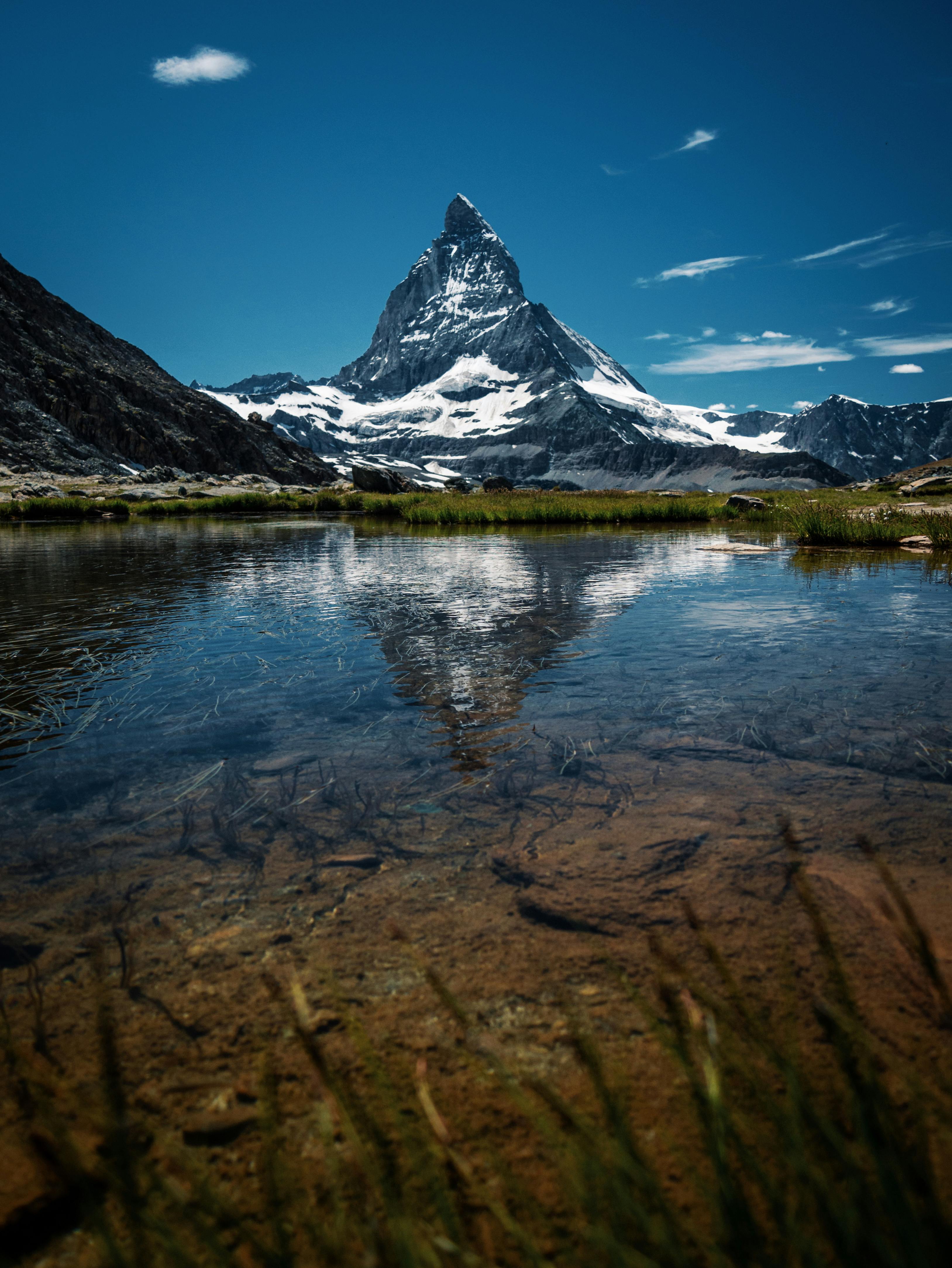 3255x4335 View of The Matterhorn Mountain Peak