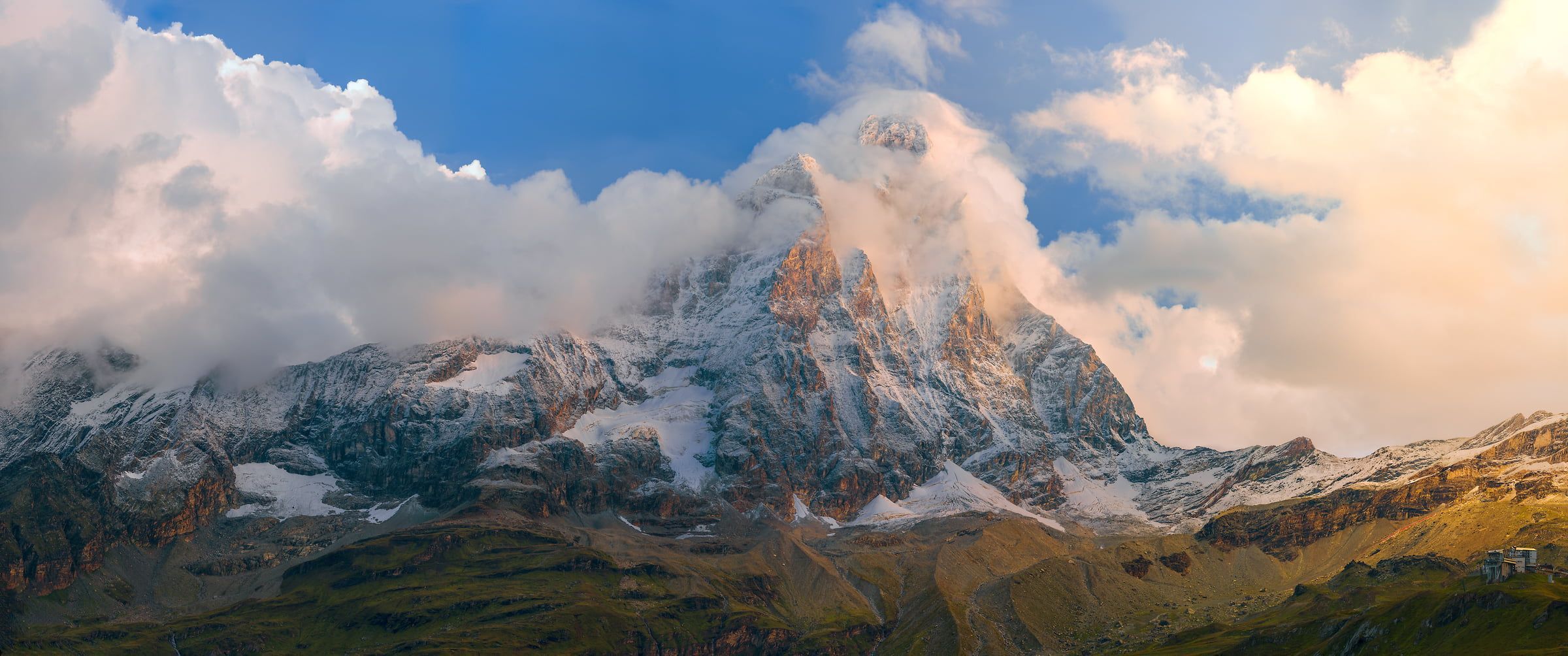 2400x1004 photos of the Matterhorn