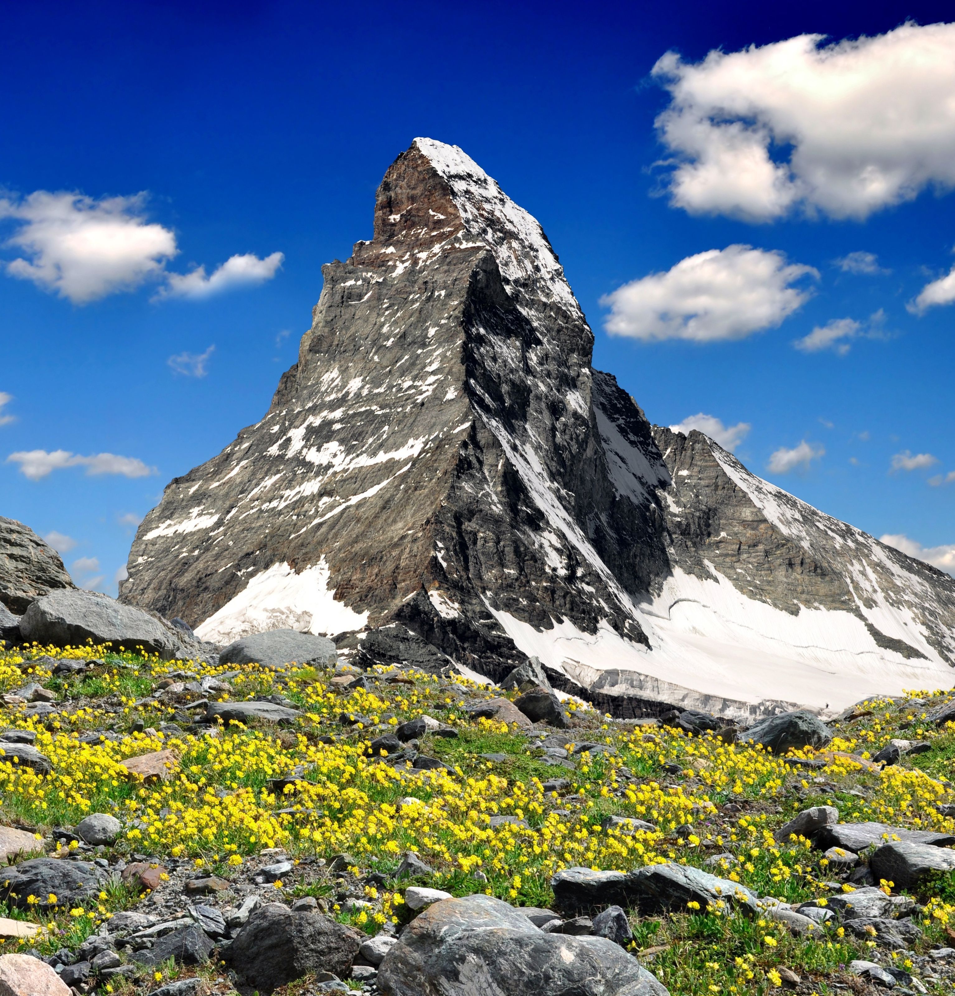 3068x3200 Springtime Matterhorn Wall Mural