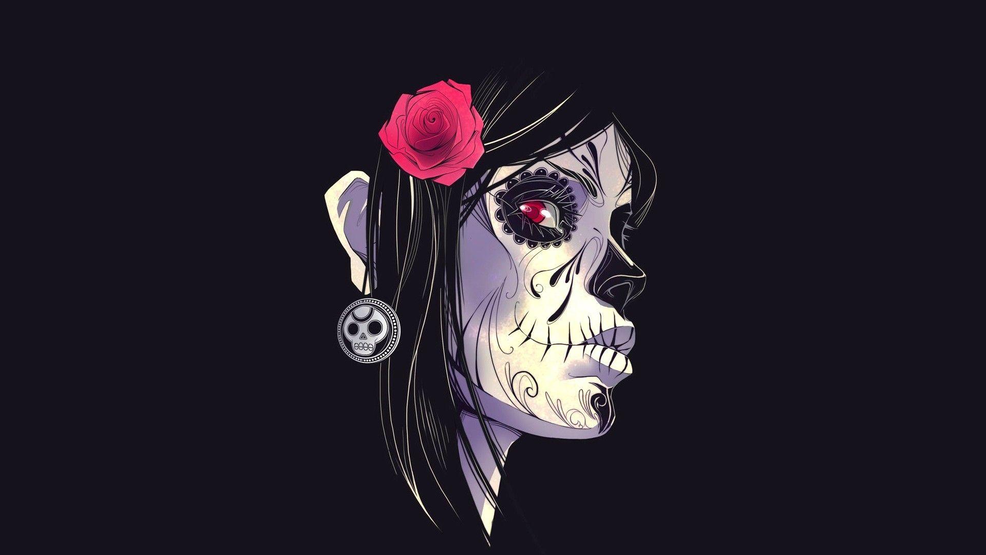1920x1080 The Skulls Wallpaper. Skulls Roses Wallpaper, Skulls Guns Wallpaper and Skulls Dragons Wallpaper