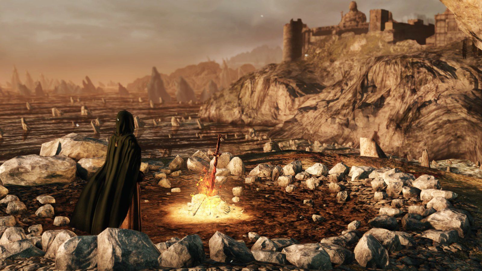 1600x900 Emerald Herald : Majula : Dark Souls 2