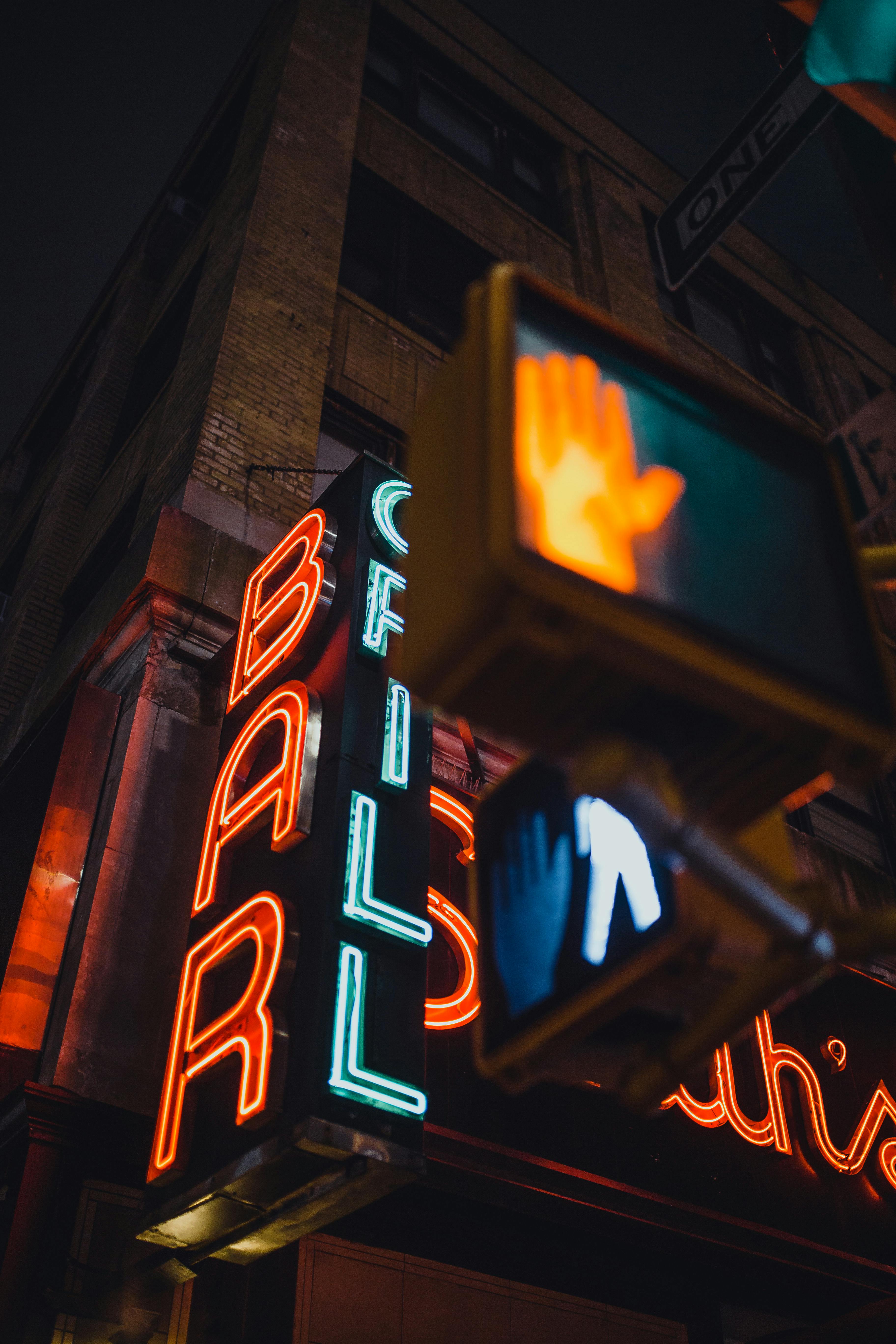 3648x5472 Bar Grill Neon Sign · Free