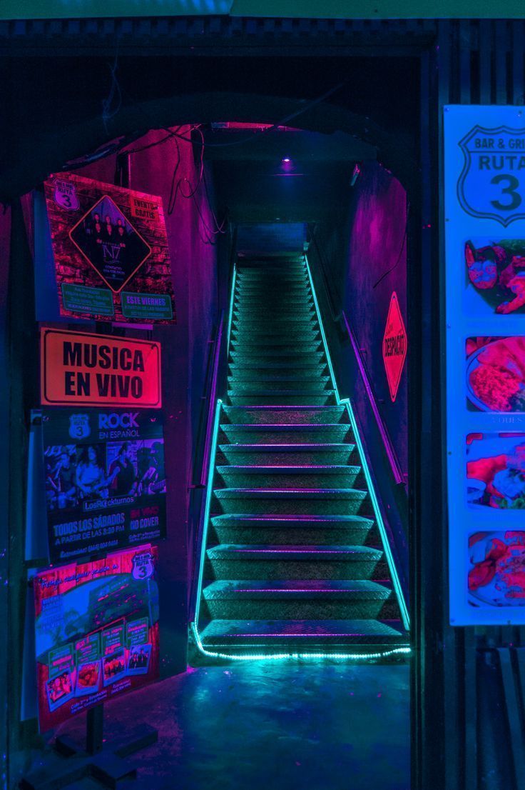 736x1106 Nightclub design, Neon aesthetic, Neon