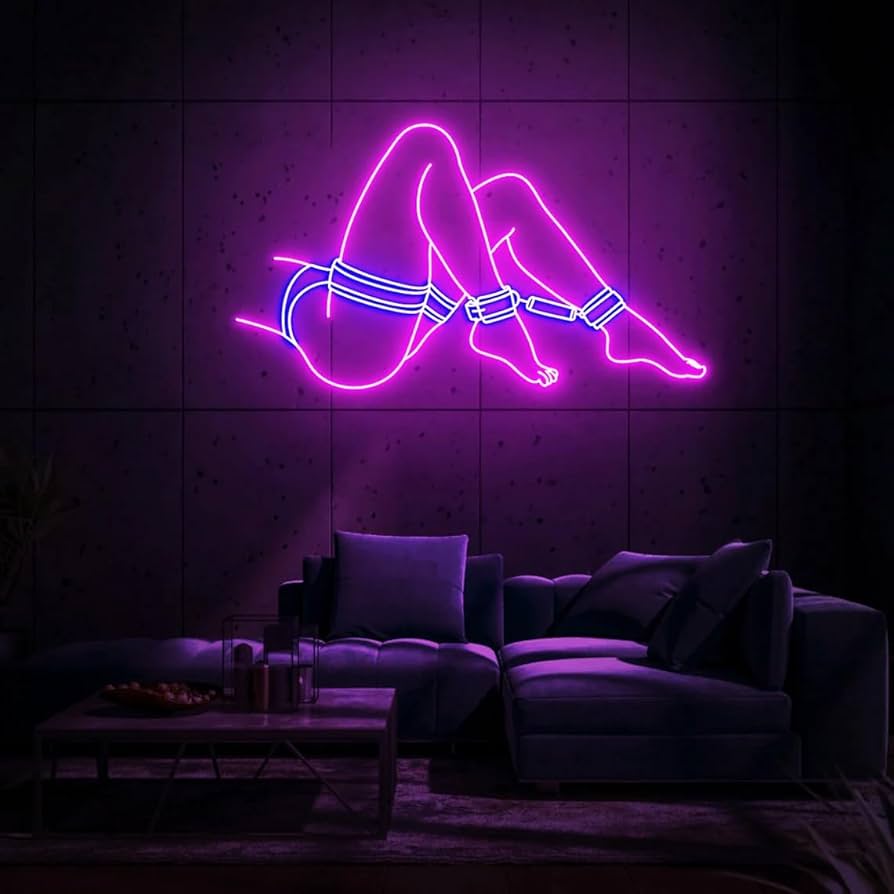 894x894 Woman Neon Sign Wall Decor