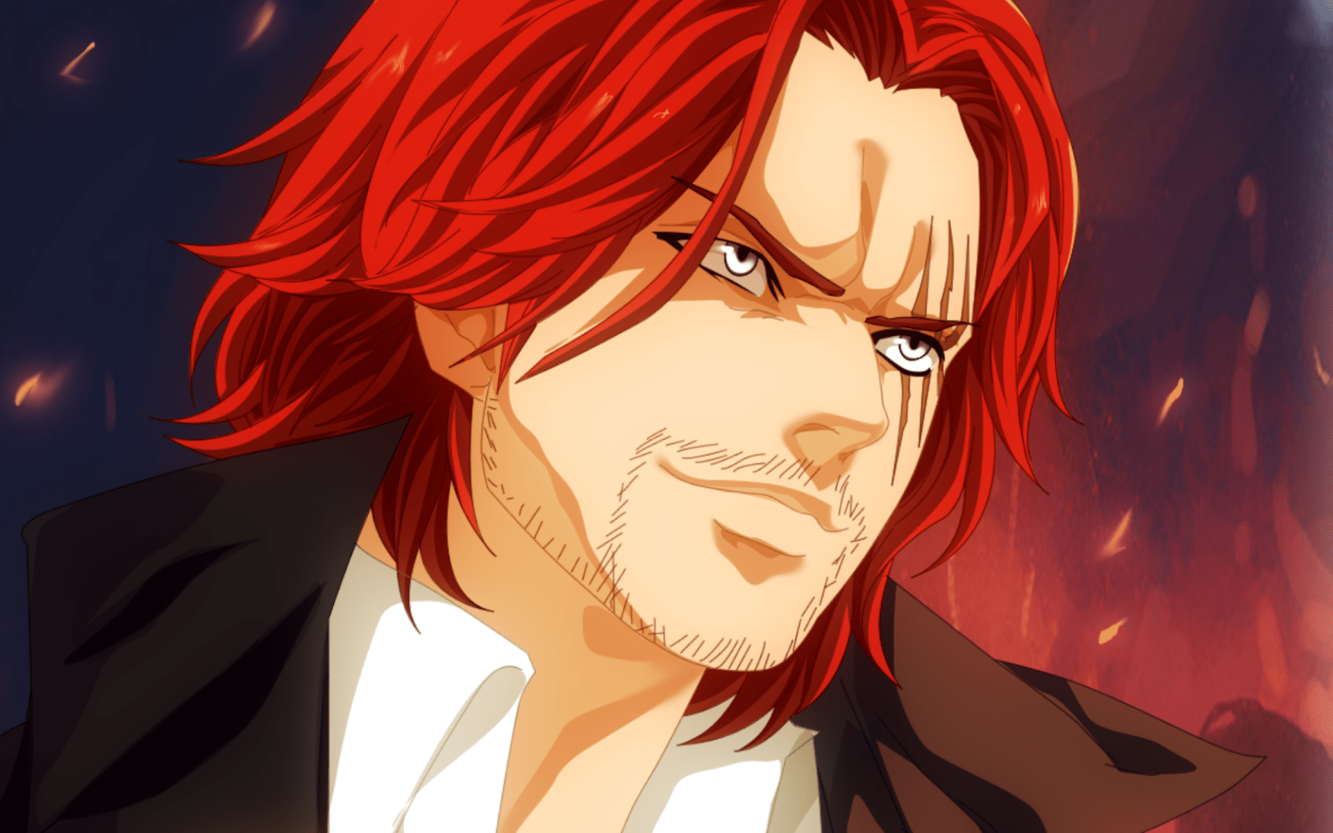 1920x1200 Shanks, Close Up, Artwork, Luffy, Manga, One Piece خلفيات