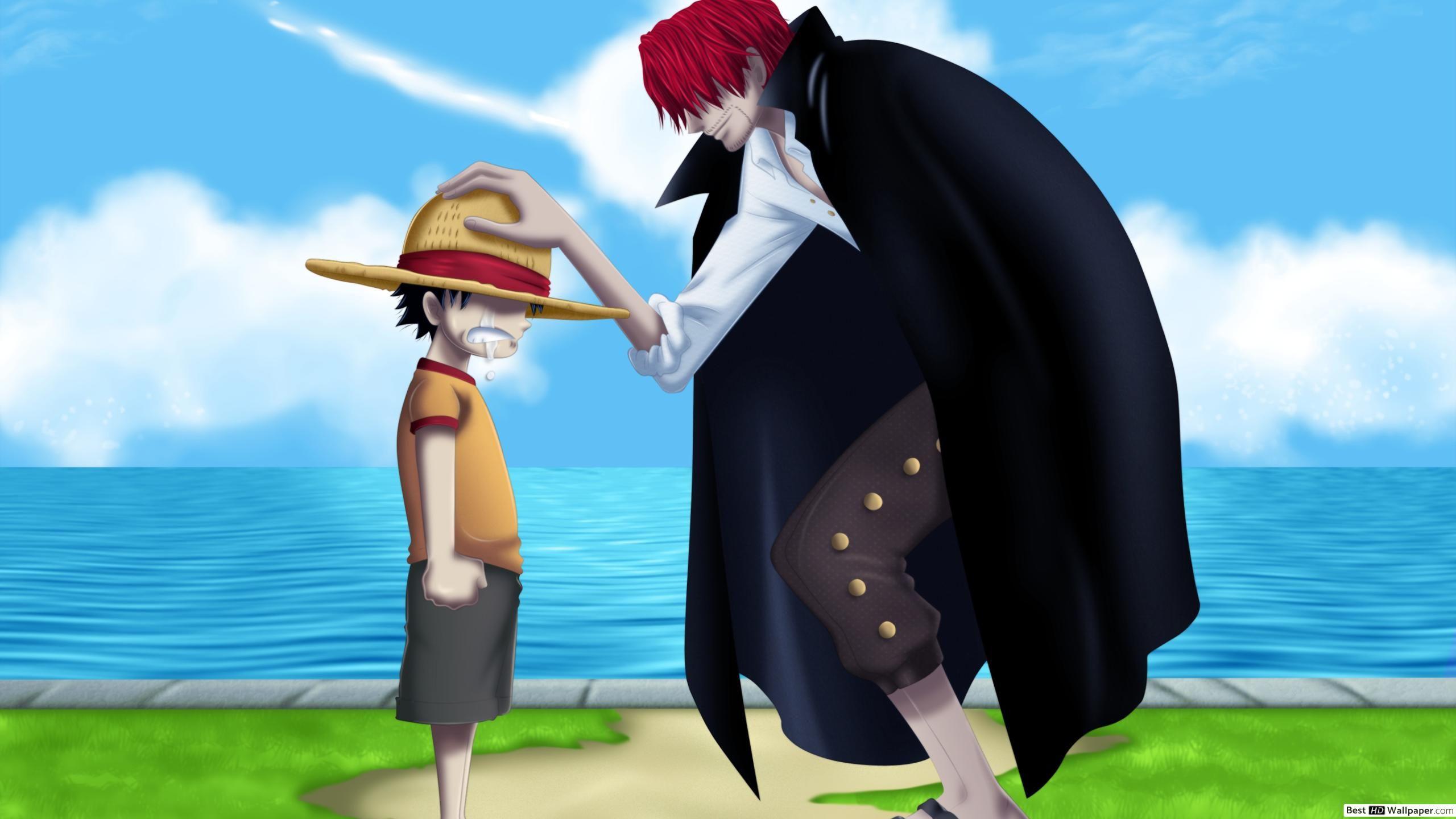 2560x1440 One Piece & Shanks HD wallpaper download