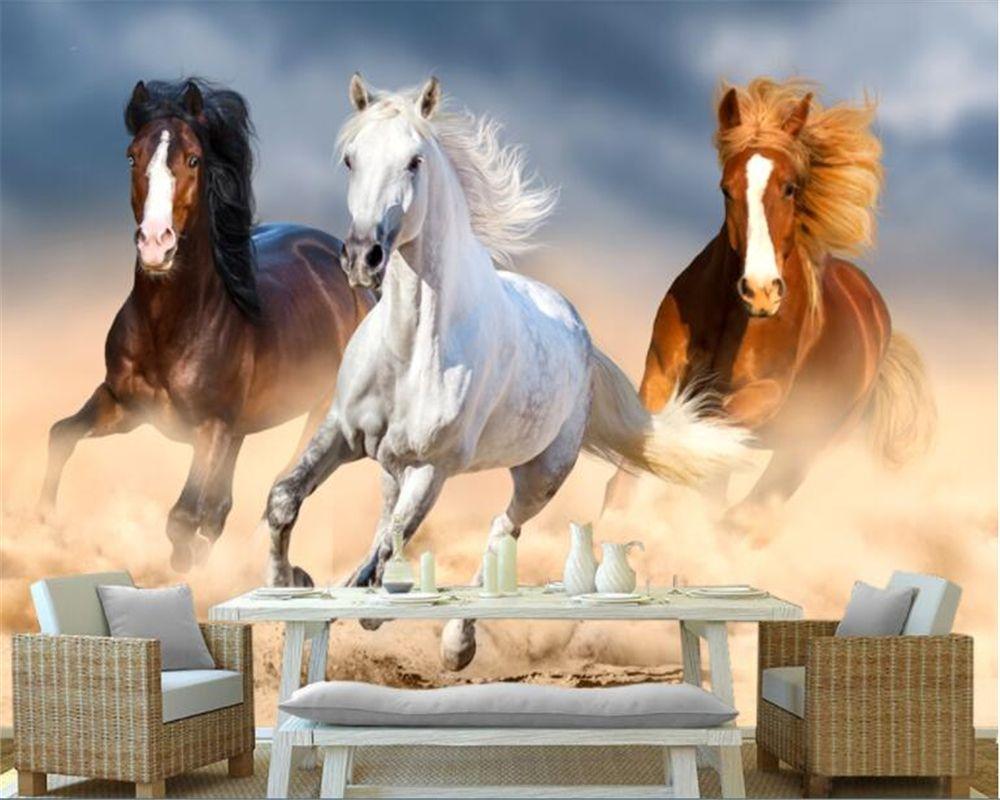 1000x800 beibehang wallpaper papier peint Modern animal oil painting