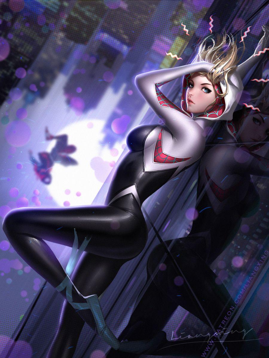 900x1200 Spider Gwen Anime
