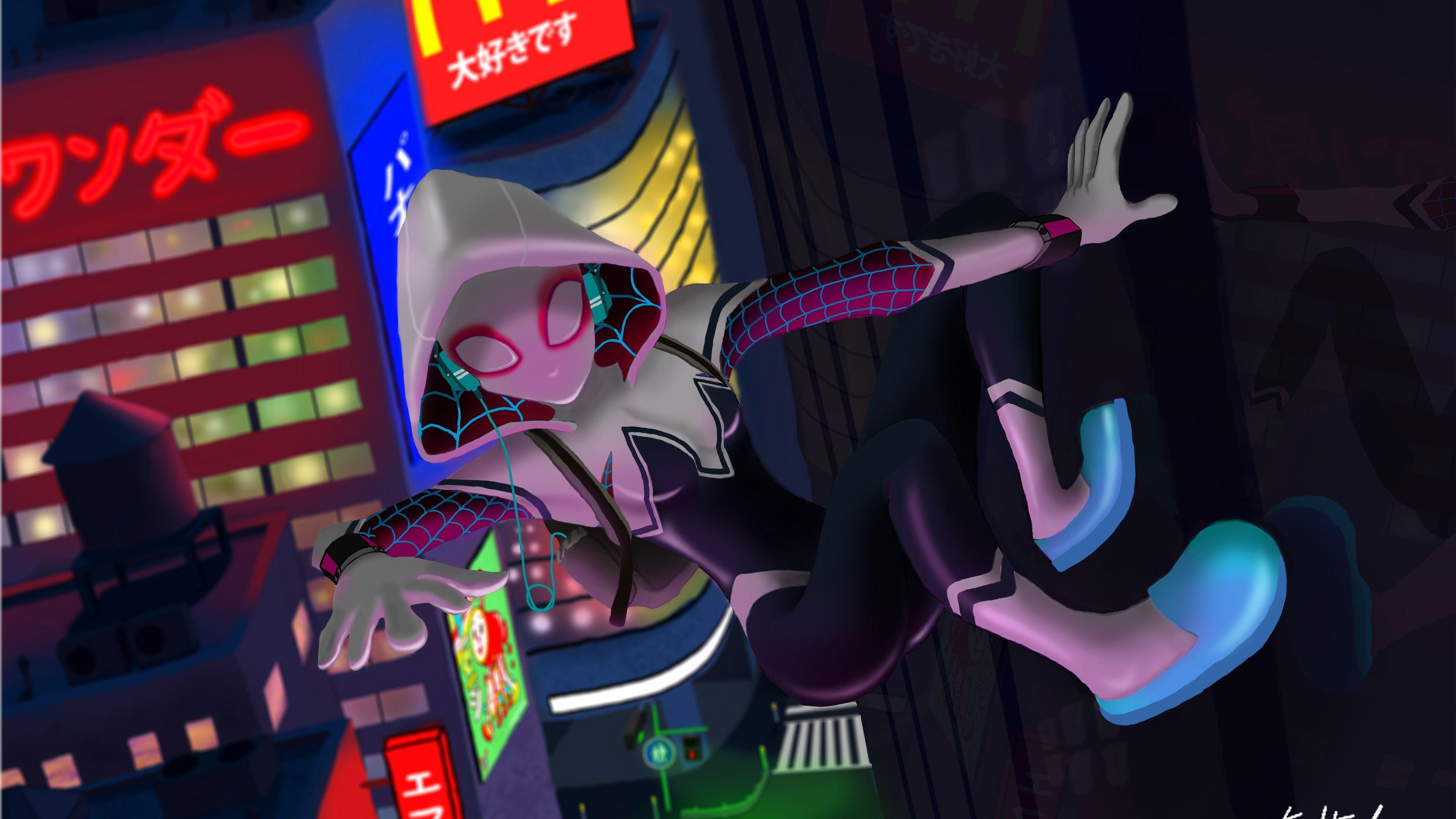 3840x2160 Spider Gwen 4k Superheroes Wallpaper, Hd Wallpaper, Gwen