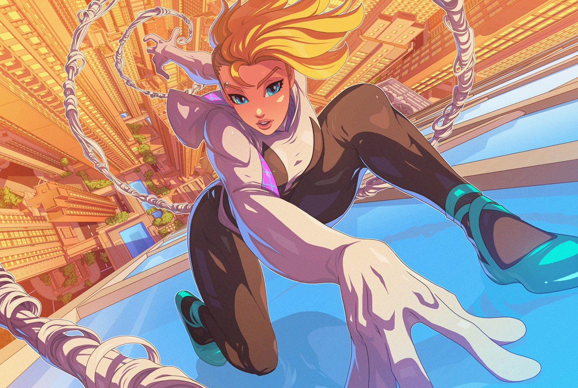 1920x1289 Spider Gwen HD Wallpaper