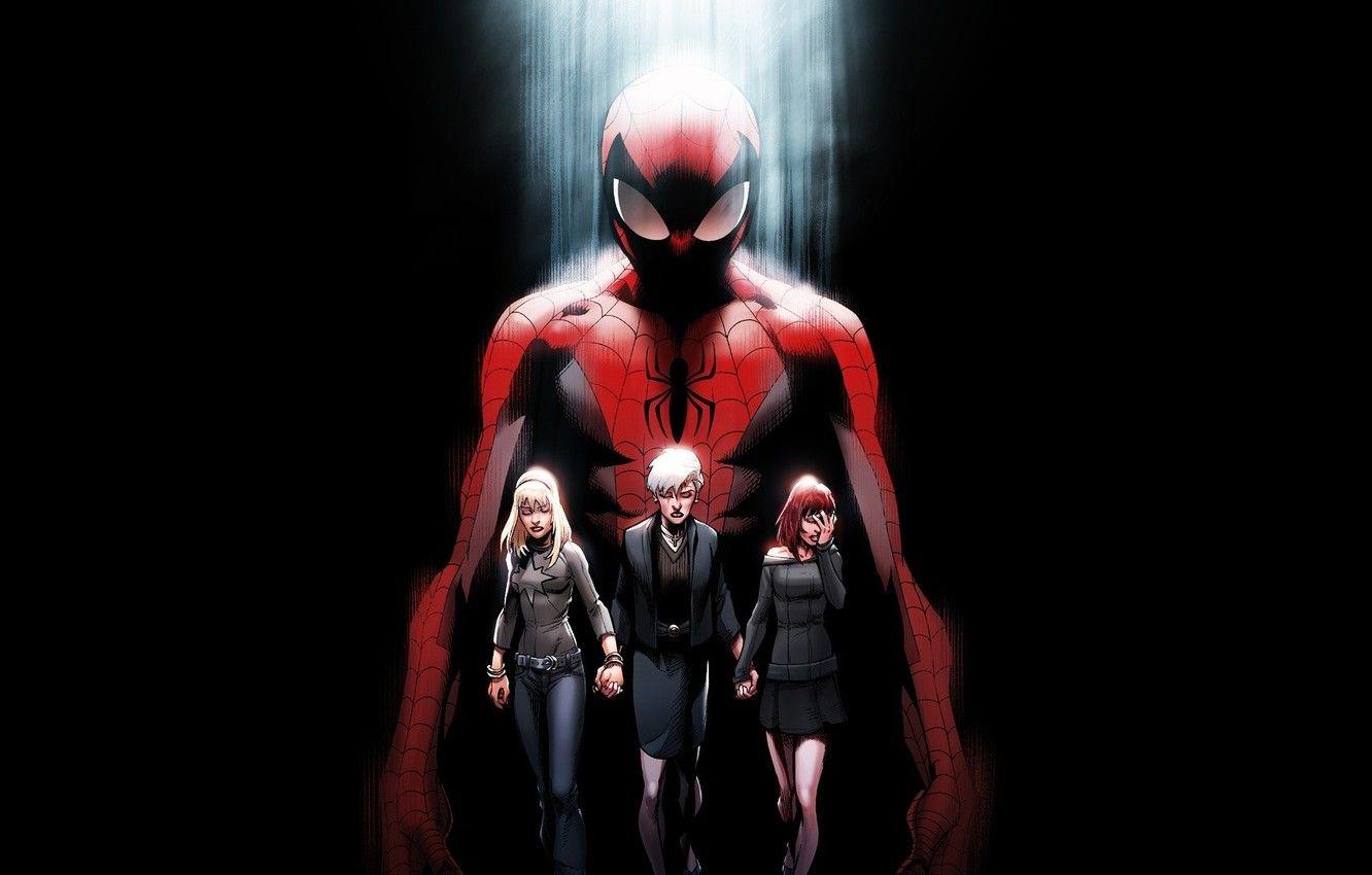 1332x850 Wallpaper may, spider man, mary jane, gwen stacy image for desktop, section фантастика
