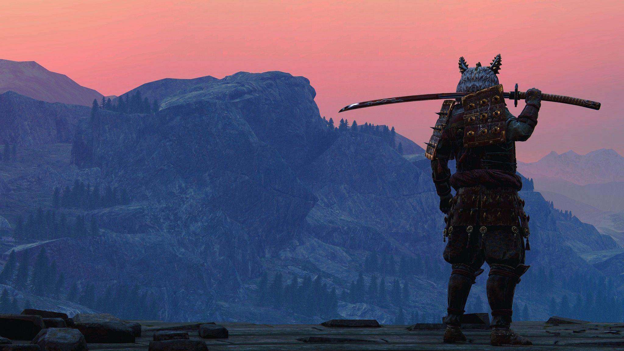 2048x1152 Samurai Warrior Wallpaper