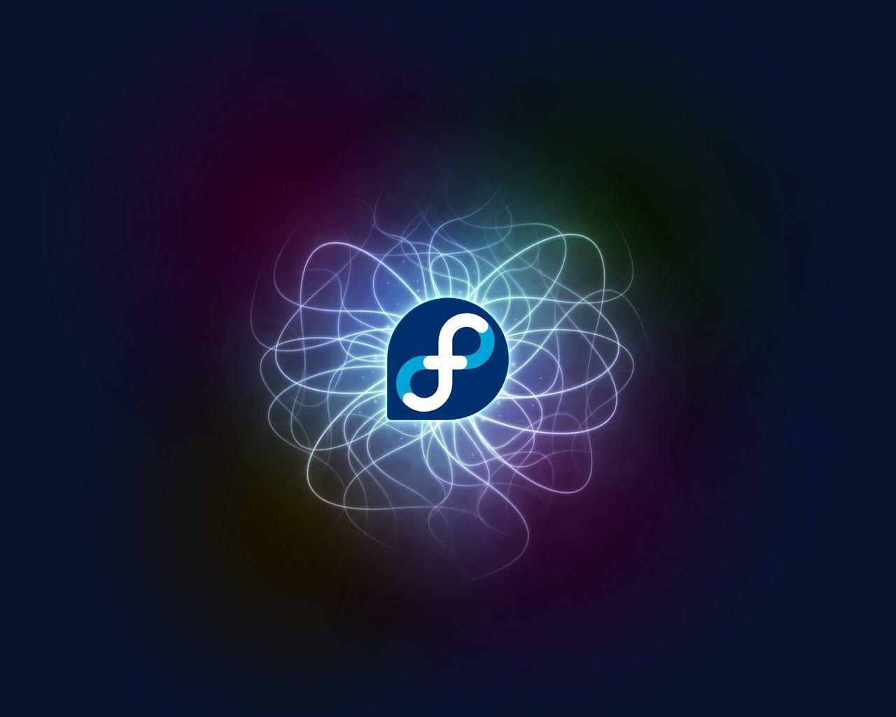 1280x1024 Logo dấu vô cực, Linux, Fedora HD hình nền