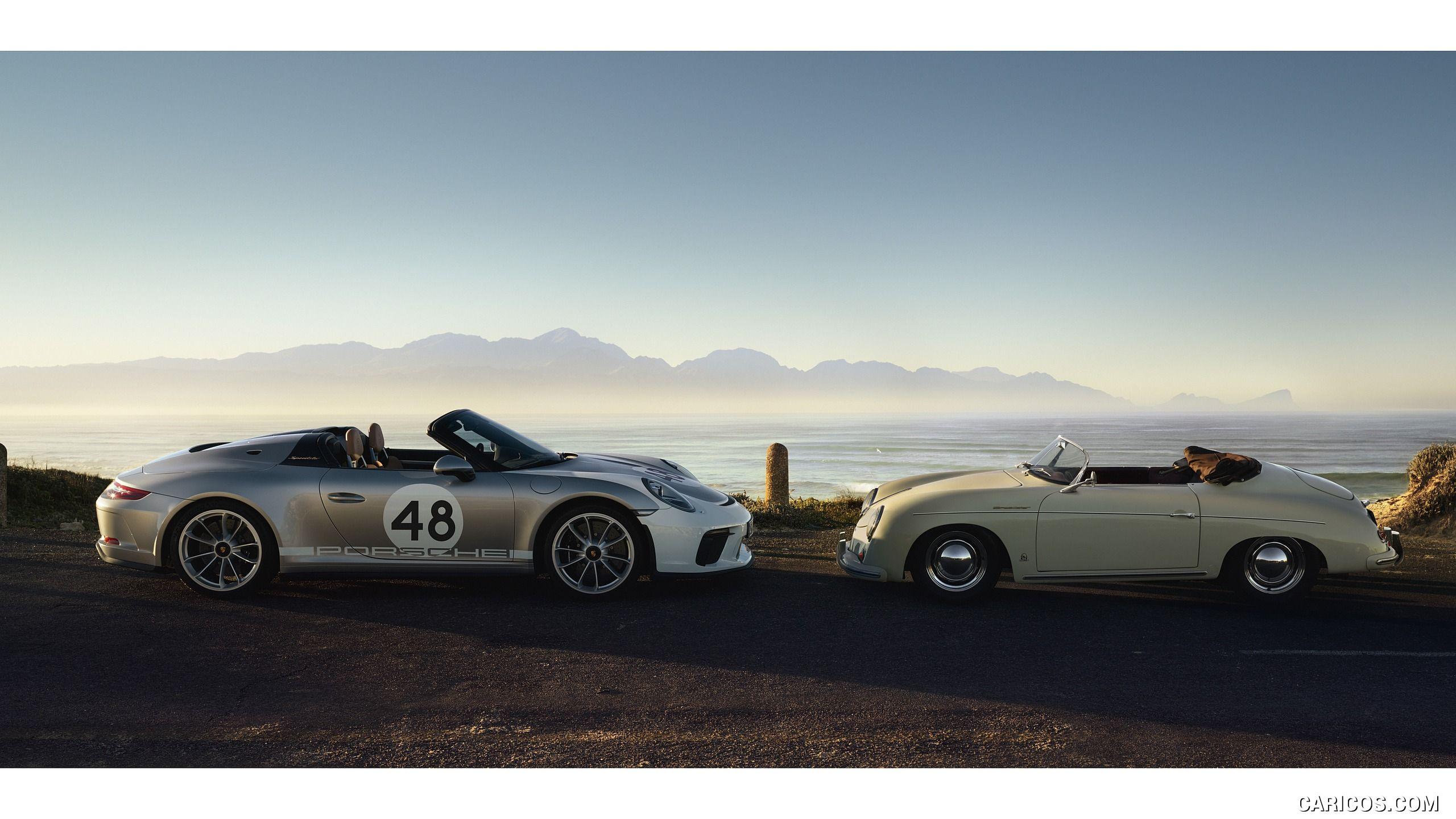 2560x1440 Porsche 911 Speedster with Heritage Design Package and Porsche 356 Speedster. HD Wallpaper