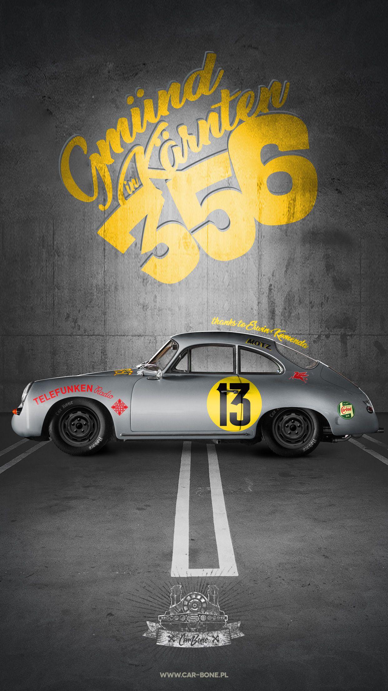 1242x2208 Porsche 356 Gmünd in Kärnten poster, vertical
