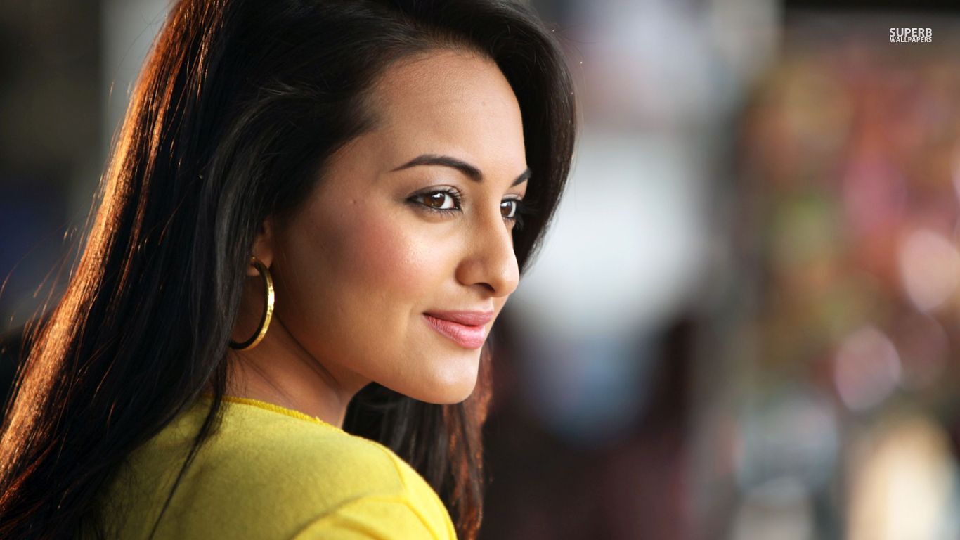 1366x768 Sonakshi Sinha Indian Actress Cute