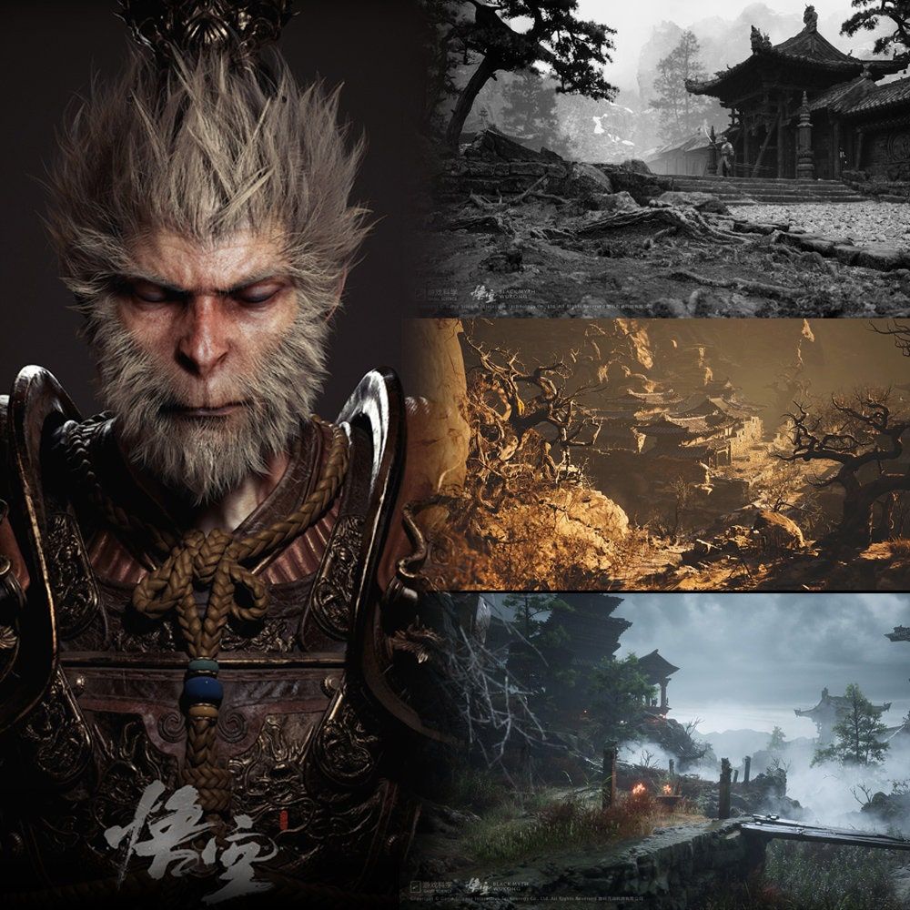 1000x1000 Black Myth: Wukong HD Wallpaper