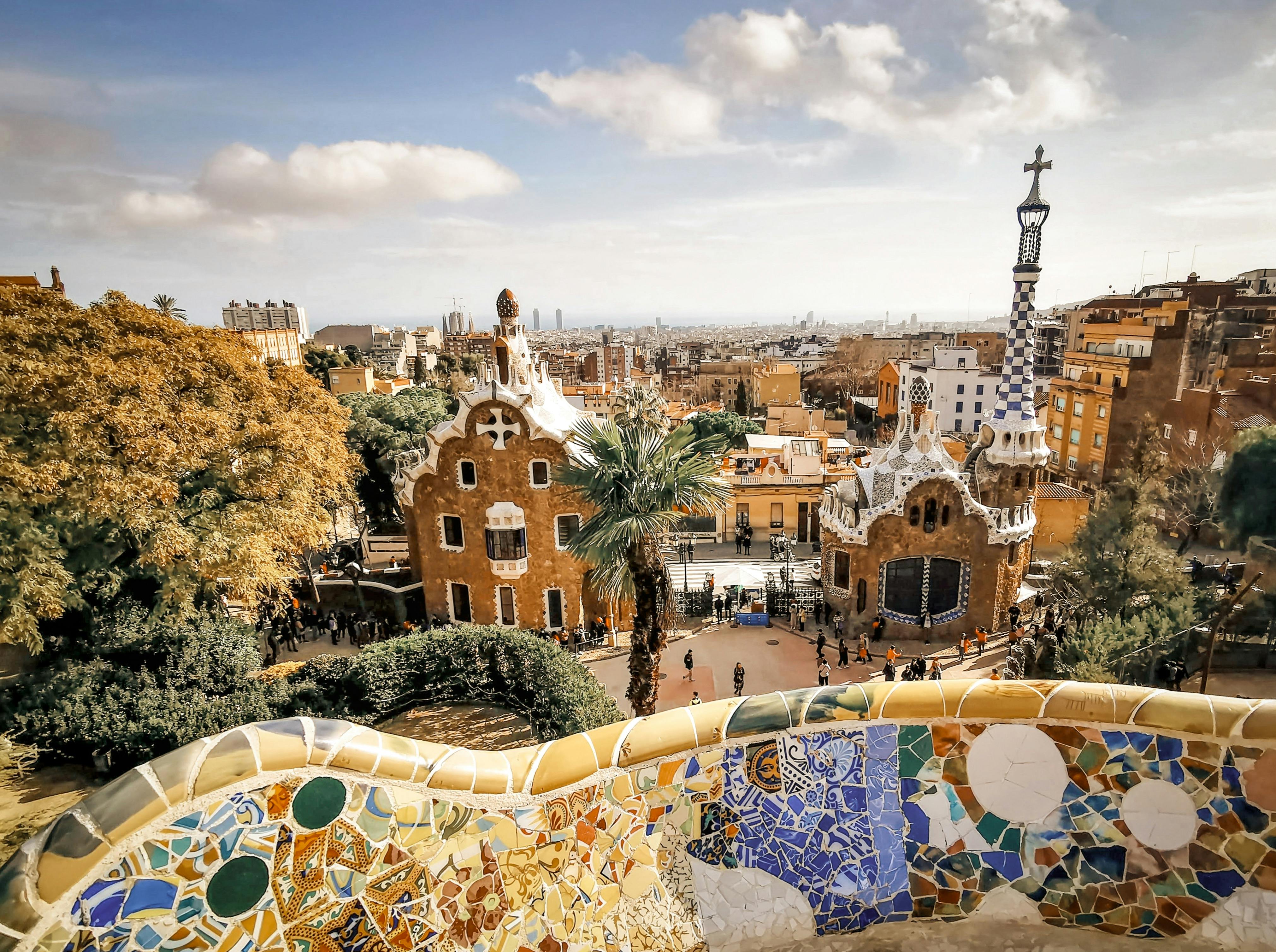 4044x3018 View of Barcelona from Park Guell