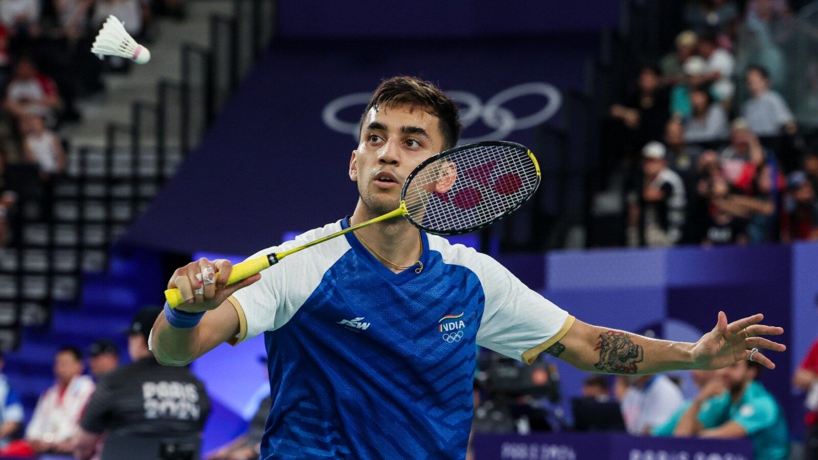 1600x900 Paris Olympics badminton: Lakshya Sen