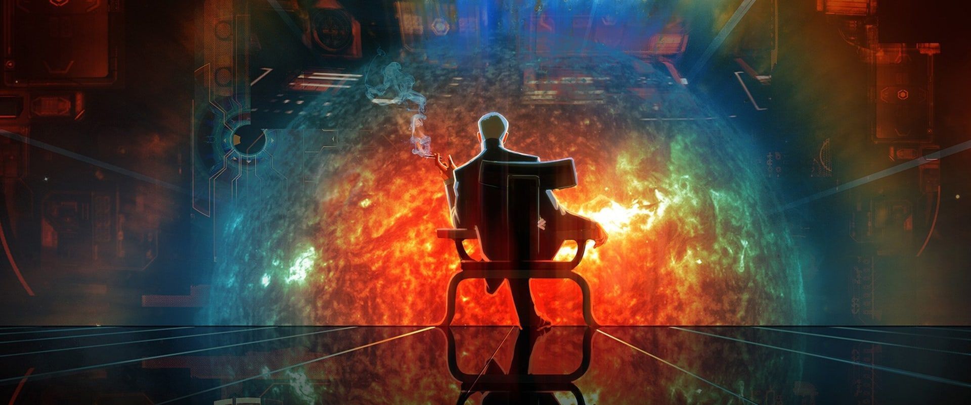 1920x802 Illusive Man. Mass Effect. BioWare