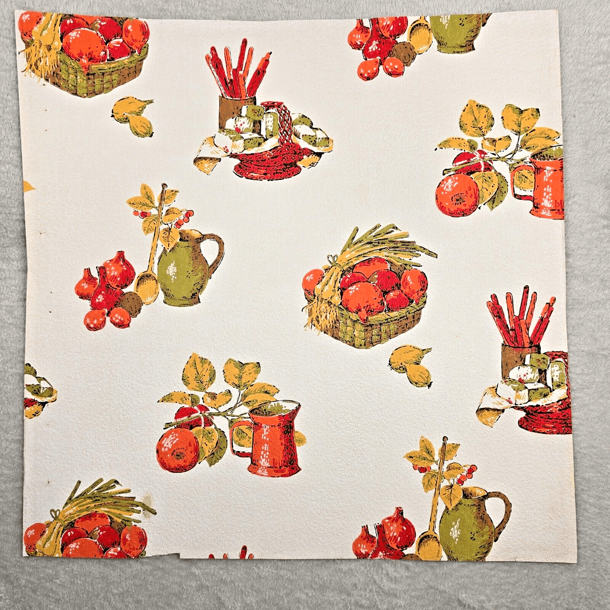 1200x1200 Vintage Wallpaper Sample Sheet 70s