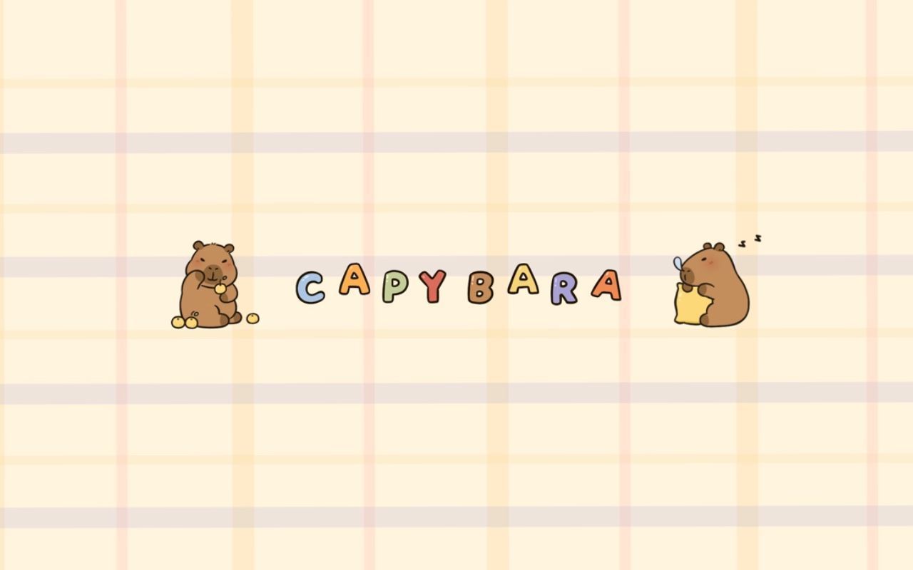 1280x800 Capybara New Tab Web Store