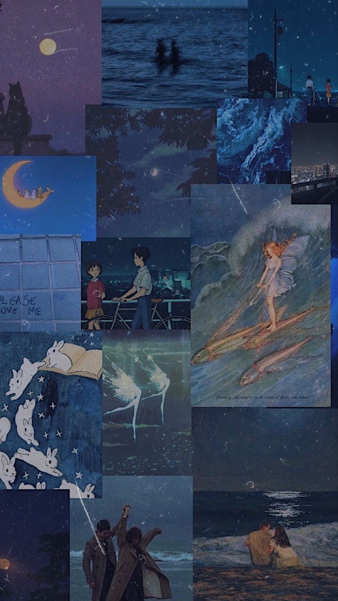 675x1200 blue chill aesthetic wallpaper