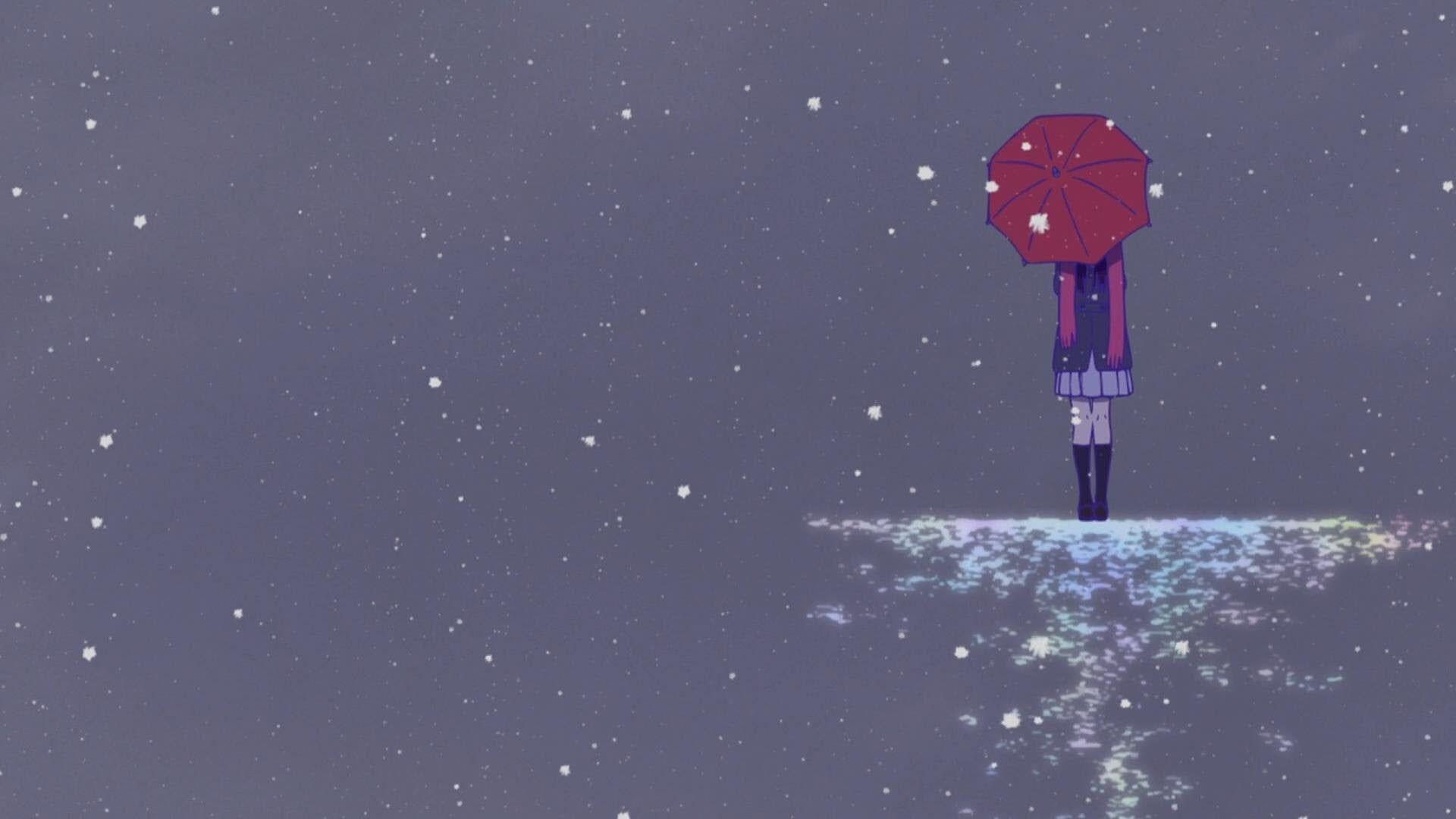 1920x1080 Female anime character carrying umbrella wallpaper, Noragami