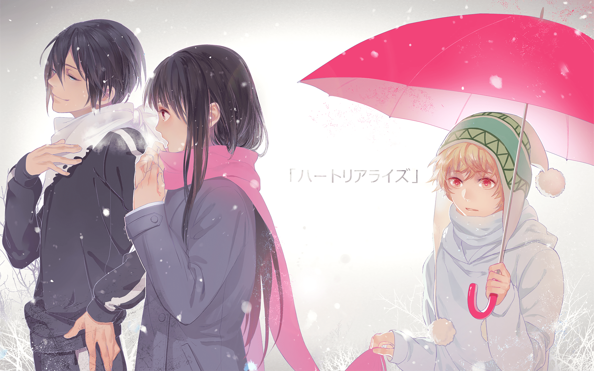 1920x1200 Anime Noragami Yato (Noragami) Yukine (Noragami) Hiyori Iki