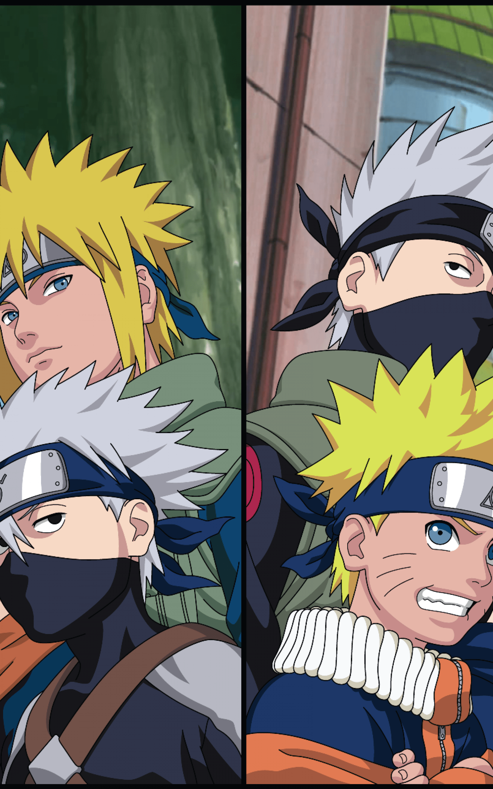 1600x2560 Download 1600x2560 Naruto, Hatake Kakashi, Namikaze Minato