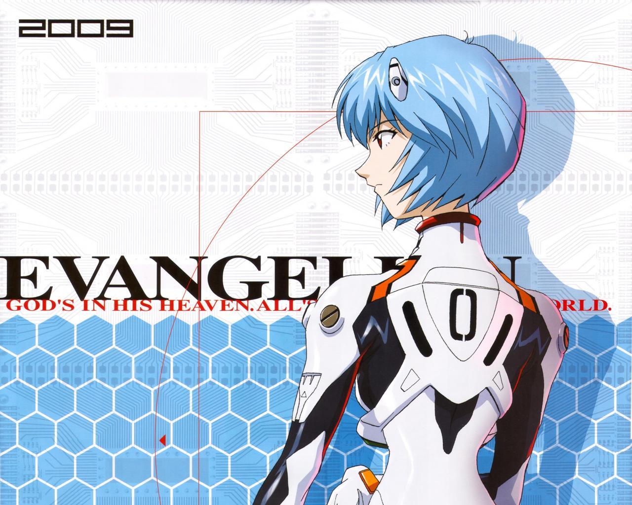 Rei Ayanami from Neon Genesis Evangelion Anime Wallpaper ID7882