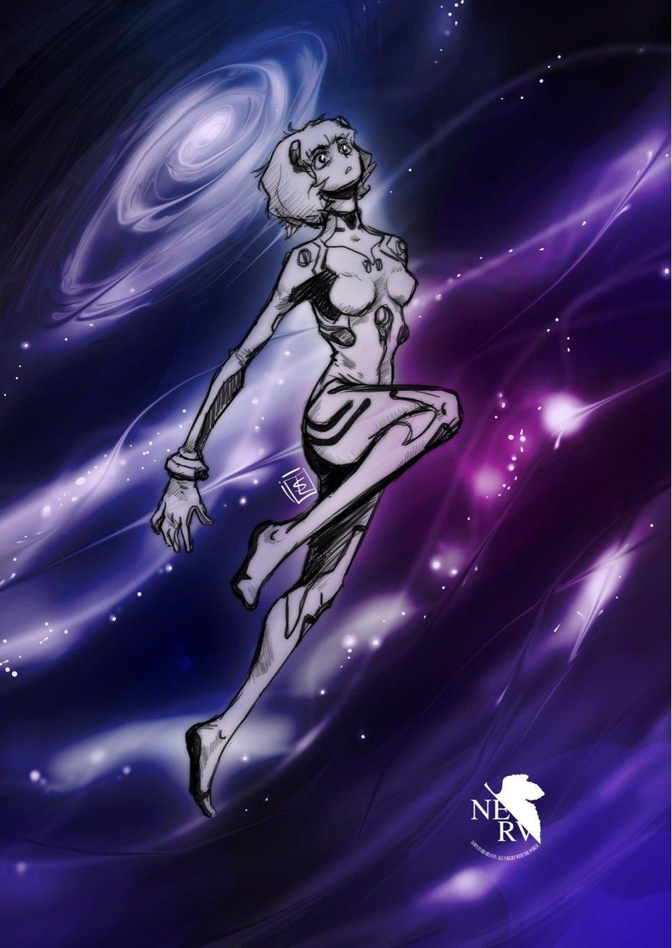 946x1334 Rei Ayanami (Evangelion Fanart.), Syd Linkletter