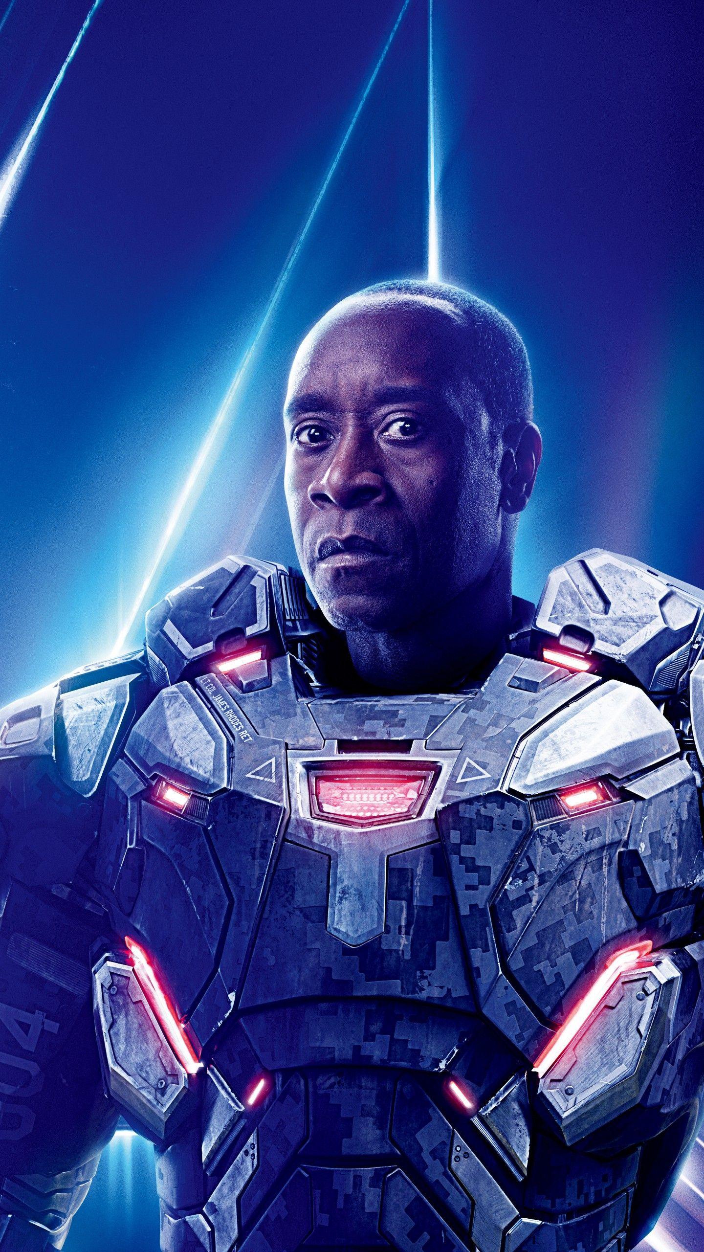 1440x2560 Wallpaper Avengers: Infinity War, Don Cheadle, James Rhodes