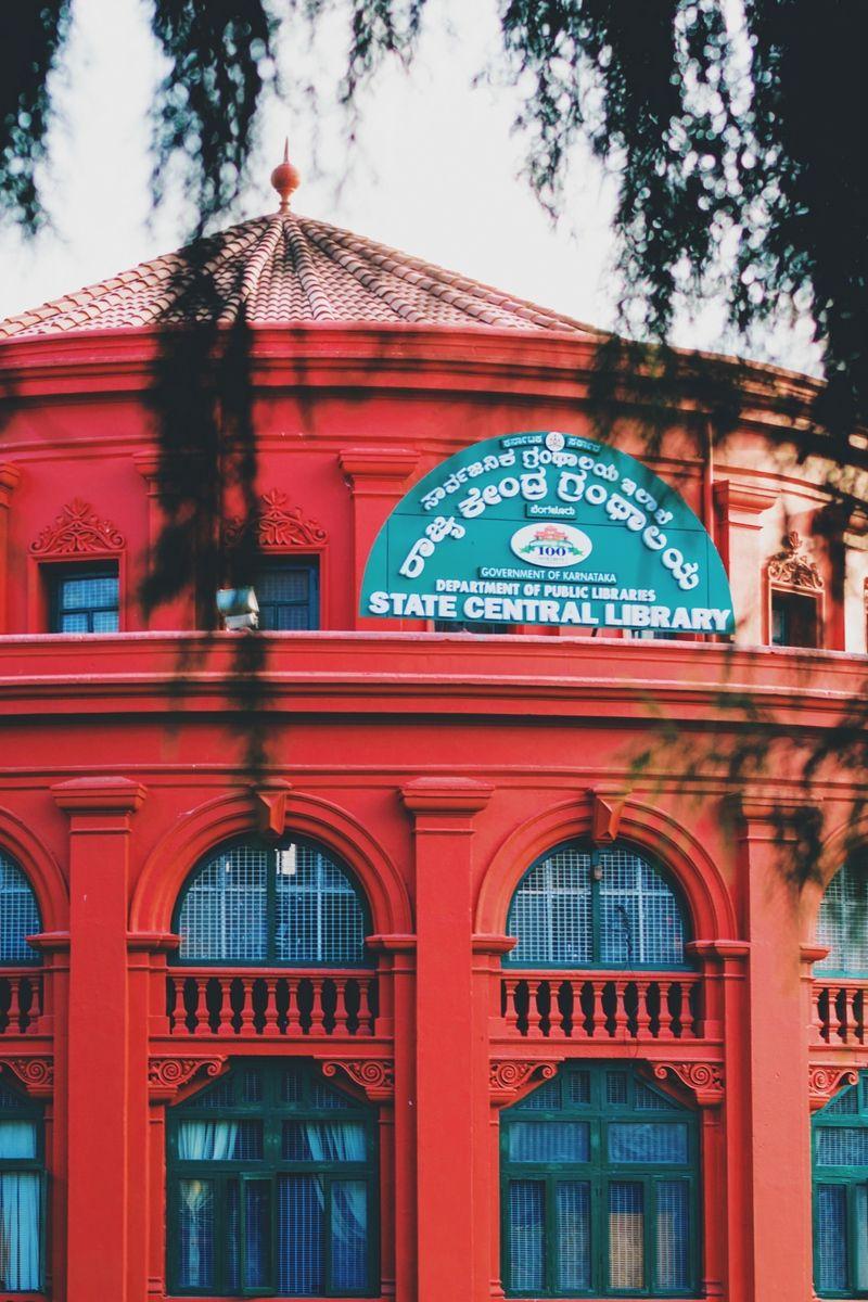800x1200 Download wallpaper 800x1200 library, bangalore, india
